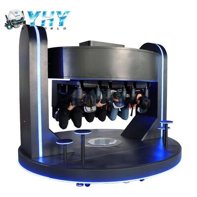 3 Players 9D Roller Coaster Virtual Reaity VR Game Machine Simulator with 21 inch Touch Screen VR Device for Family Entertainment
