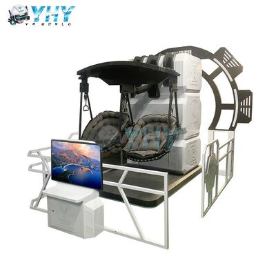 Πλατφόρμα κίνησης 9D Indoor Outdoor Playground VR Paraglider Simulator 2 Player Διασκέδαση