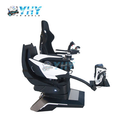 Προσομοιωτής πτήσης καρέκλας αλουμινίου, επαγγελματική μηχανή παιχνιδιού κίνησης πτήσης