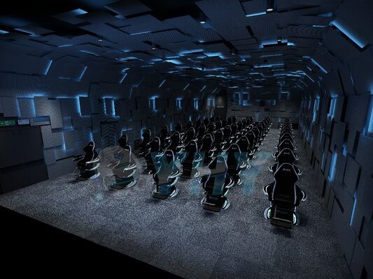 Προσαρμόσιμο σύστημα κινηματογράφου VR 9D Flying Virtual Reality Ultimate Crossing VR Dynamic Cinema για πάρκα περιπέτειας