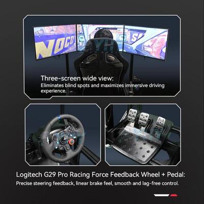 4 DOF Motion Racing Simulator Full Action Simulation Dive Bump Δυναμικό Σύστημα για VR Gaming εξοπλισμό αγώνων