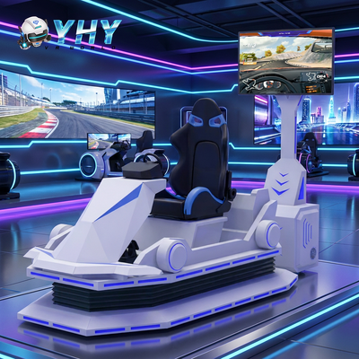 Δυναμικός F1 VR εσωτερικός προσομοιωτής αγωνιστικών αυτοκινήτων 3 DOF Εξοπλισμός κίνησης για πάρκο ψυχαγωγιών