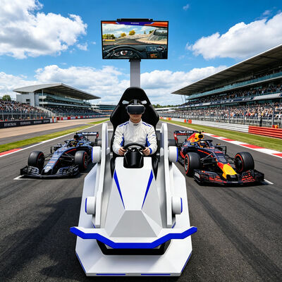 VR Indoor Racing Car Simulator Arcade Εικονική Πραγματικότητα Μηχανή Παιχνιδιών Ποδηλάτων
