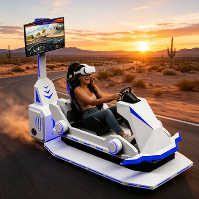 Γρήγορος αγώνας αυτοκινήτων F1 3 DOF 9D VR Racing Simulator Arcade Driving Simulator Indoor Metal Virtual Reality εξοπλισμός