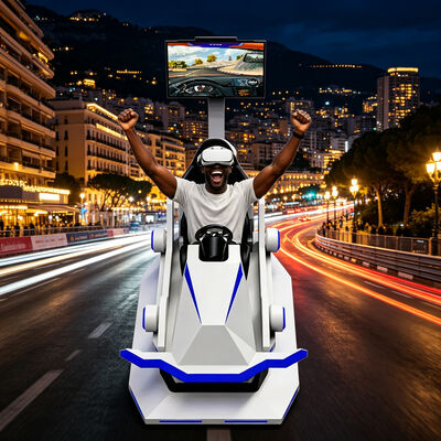 Γρήγορος αγώνας αυτοκινήτων F1 3 DOF 9D VR Racing Simulator Arcade Driving Simulator Indoor Metal Virtual Reality εξοπλισμός