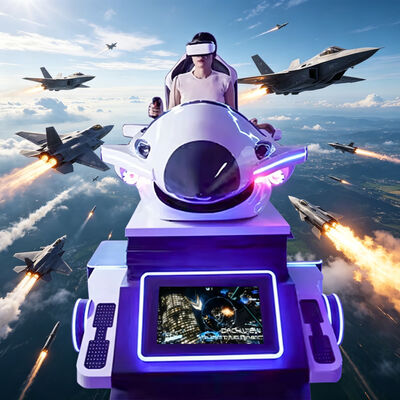 Μεγάλος 3D Dynamic Flight Simulator 9d VR Fighter Indoor Home Plastic PC Space Capsule Aircraft Εξοπλισμός παιχνιδιών Εμπορικά κέντρα