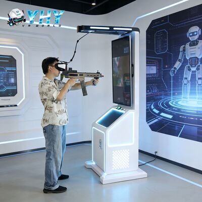Μονόπαλος VR Διαδραστικό εξοπλισμό μάχης με όπλα Εικονική πραγματικότητα Μηχανή παιχνιδιού προσομοιωτής για το κέντρο παιχνιδιών διασκέδασης