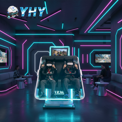 Κερδίστε χρήματα Business 9d VR 360 μοίρες Περιστροφή 2 θέσεων VR Simulator Μεγάλη έκπτωση για το Φεστιβάλ αγορών Μαρτίου