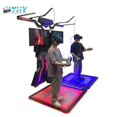 Arcade Εικονική Πραγματικότητα Χορευτικός Μουσικός Συμμοραστής VR Πλατφόρμα Περπατήματος 2 Παίκτες VR Συμμοραστής Παιχνιδιού Μάχης