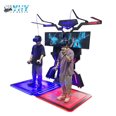Χρυσό Χέρι 9D VR Διαδραστικός προσομοιωτής Σταθερή πλατφόρμα 2 Παίκτες Indoor/Outdoor Ανθεκτικό μέταλλο/πλαστικό HTC Vive