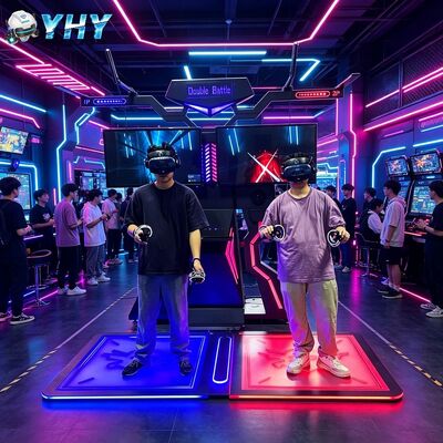 Indoor Multiplayer 9D VR Cinema Interactive Games Simulator Πλατφόρμα Metal Construction Οικιακή χρήση Φιλικό προς 60+