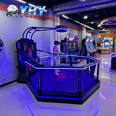 Διαδραστικός εξομοιωτής παιχνιδιών VR 9D Εικονική Πραγματικότητα 1 Παίκτης Μεγάλος Χώρος HTC 9D εξομοιωτής VR για VR Gaming Park