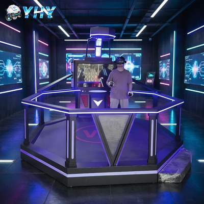 Μονόπαλος VR Arcade Ομάδες Παιχνίδια Μηχανή 9D Κυνήγι Shoot Free Walking VR Battle Simulator Πυροβόλο VR Arena