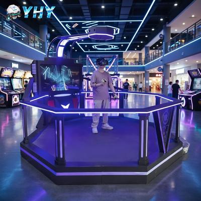 Διαδραστικός εξομοιωτής παιχνιδιών VR 9D Εικονική Πραγματικότητα 1 Παίκτης Μεγάλος Χώρος HTC 9D εξομοιωτής VR για VR Gaming Park