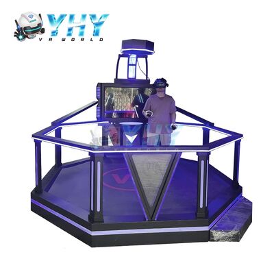 Διαδραστικός εξομοιωτής παιχνιδιών VR 9D Εικονική Πραγματικότητα 1 Παίκτης Μεγάλος Χώρος HTC 9D εξομοιωτής VR για VR Gaming Park