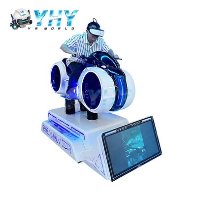 VR μοτοσυκλέτα εσωτερική διαδραστική προσομοίωση εικονικής πραγματικότητας Διασκέδαση για εμπορικό κέντρο & πάρκο περιπέτειας