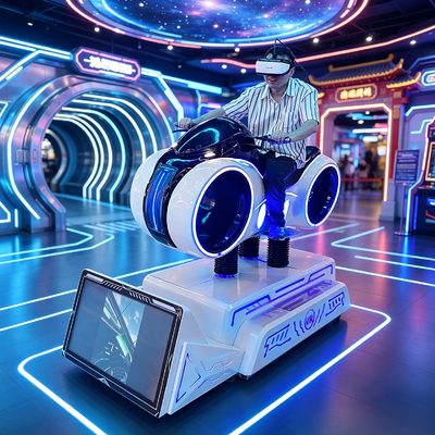 9D VR Δυναμικός Προσομοιωτής Αγώνων Μοτοσικλέτας Εικονικής Πραγματικότητας Μηχανή Arcade Οδήγησης για Χώρους Ψυχαγωγίας
