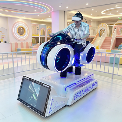 Παιδικά Indoor Playground 360 Εικονική Πραγματικότητα Εξοπλισμός Χρηματοκομιστή λειτουργούν παιχνίδια μοτοσικλέτας 9d VR αγωνιστικό αυτοκίνητο 9d VR προσομοιωτής κινητήρα