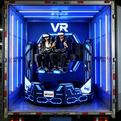 Διαδραστικός 2 Παίκτες 1080 VR 360 Motion Ride Simulator για Εμπορικά θεματικά πάρκα VR