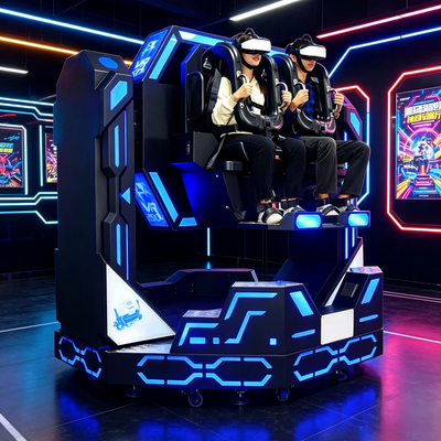 Υψηλό ROI Εμπορικό 1080 βαθμών VR Roller Coaster Simulator 2 θέσεις Μηχανή για εμπορικά κέντρα
