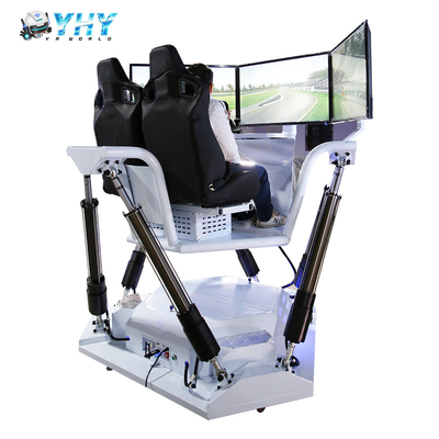 YHY VR Factory Manufacture 6 DOF Πλατφόρμα Racing Simulator 3 Εικονίδιο Οδήγηση Αυτοκίνητο Arcade Μηχανή παιχνιδιών Διασκέδαση Οδήγηση για 2 παίκτες