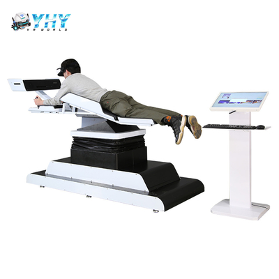 κάσκα Flight Simulator 3 400W VR Dof 9D μηχανή παιχνιδιών πλατφορμών VR κινήσεων άποψης κινηματογράφων