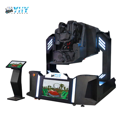 VR 9D 360 720 βαθμών Εικονική πραγματικότητα περιστρεφόμενος προσομοιωτής δυναμική καρέκλα τροχόσπιτο πτήση κίνηση μονό καθιστικό παιχνίδι μηχανή