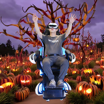 360 μοίρες περιστροφή VR Crossing Chair με μονό κάθισμα για εντυπωσιακή εμπειρία VR Cinema