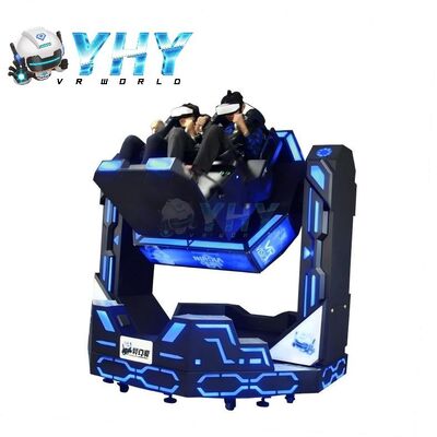 9D Vr Roller Coaster 1080 βαθμών Συμμοραστής Εικονικής Πραγματικότητας Παιχνίδι Μεγάλη μηχανή παιχνιδιού με σκάλα