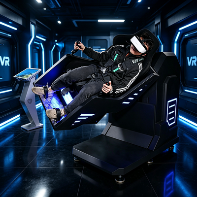 Μονάδικο 360 μοίρες περιστροφή VR μηχανή ορεινής πίστας με υψηλή επίδραση βύθισης