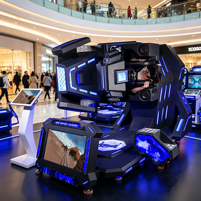 Εμπορική μηχανή arcade VR 3-σε-1 360: Τρενάκι του λούνα παρκ, Αυτοκίνητο αγώνων & Προσομοιωτής πτήσης