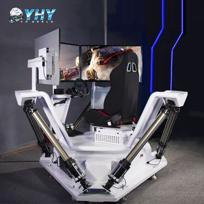 γύρος κινήσεων οθόνης προσομοιωτών VR 6 DOF 3 αγώνα εικονικής πραγματικότητας 9D F1