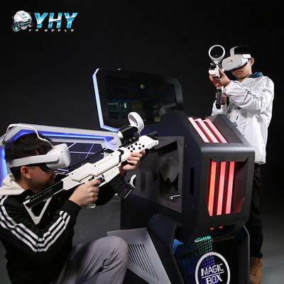 50 - 60HZ VR πυροβολισμού διαλογική VR Arcade προσομοιωτών διπλή μηχανή φορέων