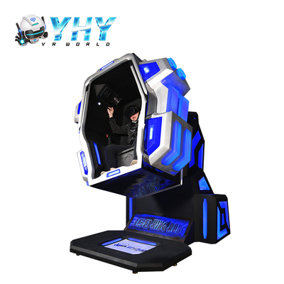 9D εικονικός προσομοιωτής μηχανών 4.0KW VR 360 King Kong Arcade με το πηδάλιο