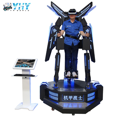 Εμπορικό θέμα ένα πετάγματος Arcade 9D VR Flight Simulator μηχανή παιχνιδιών χάλυβα παικτών